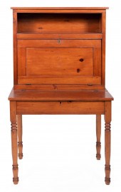 ONE-PIECE FALL-FRONT DESK MID-