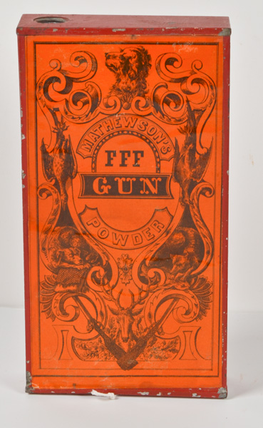 One Pound Black Powder Can by