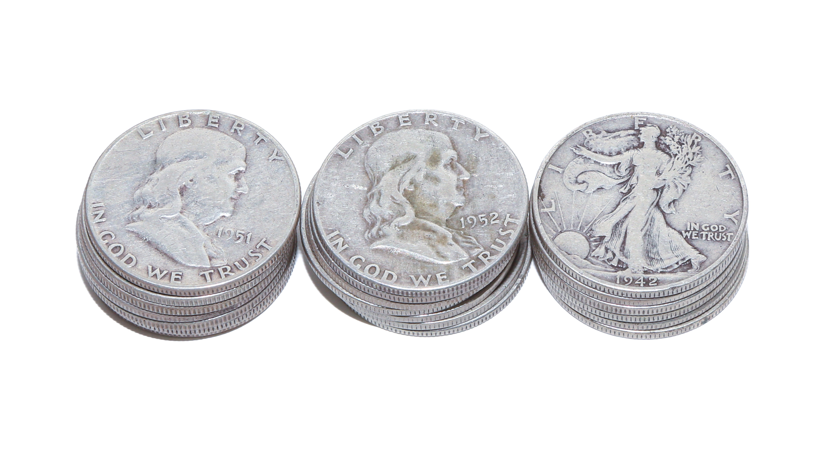 ONE ROLL OF MIXED FRANKLIN &