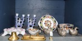 ONE SHELF OF ASSOCIATED DECORA