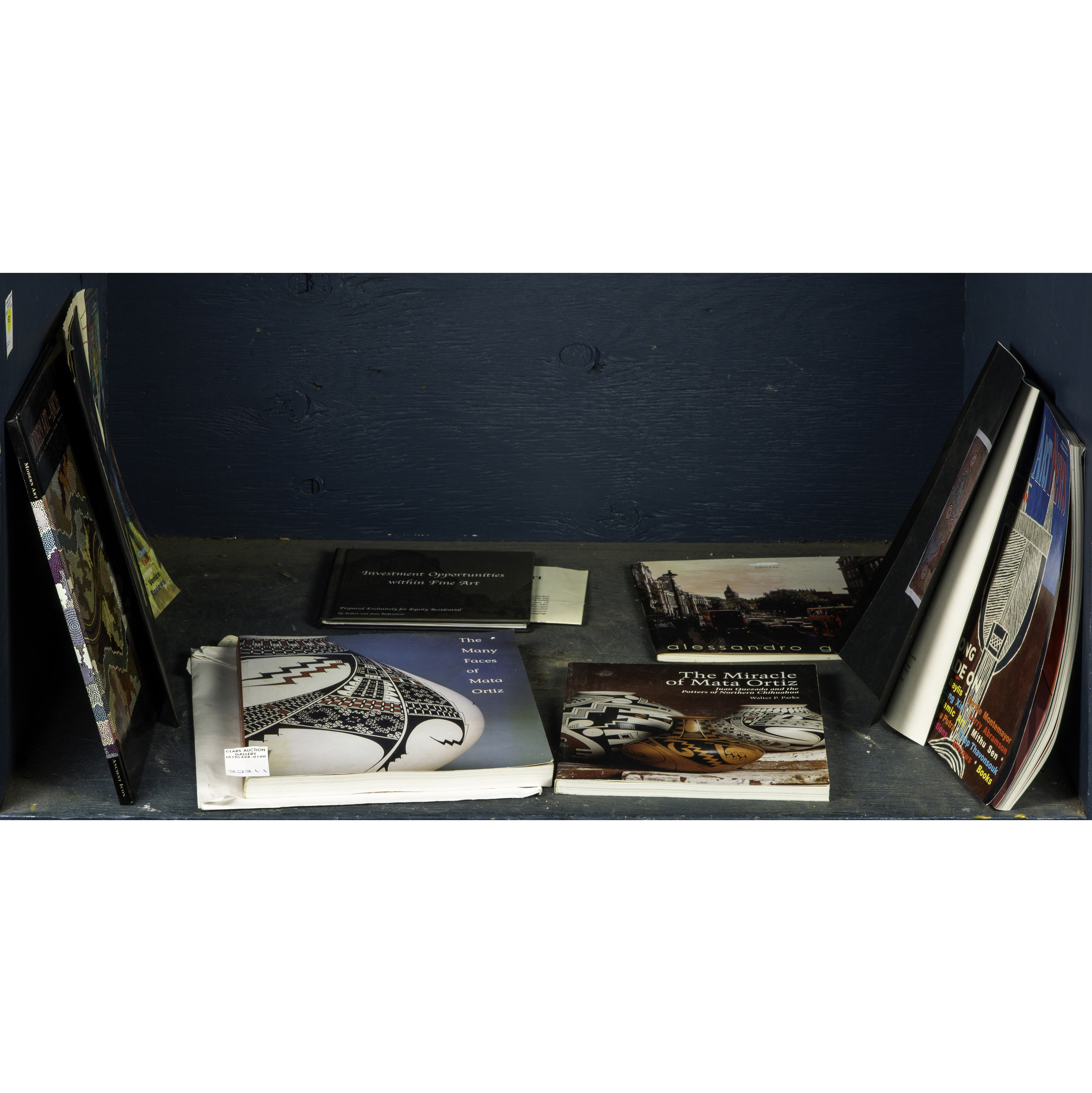 ONE SHELF OF BOOKS AND