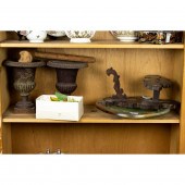 ONE SHELF OF DECORATIVE ARTS O