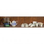ONE SHELF OF DECORATIVE ARTS O