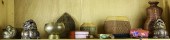 ONE SHELF OF EXPORT DECORATIVE