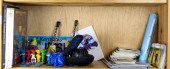 ONE SHELF OF MOSTLY MEMORABILI
