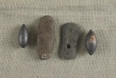 One slate bannerstone together