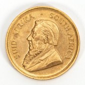 ONE SOUTH AFRICAN KRUGERRAND,