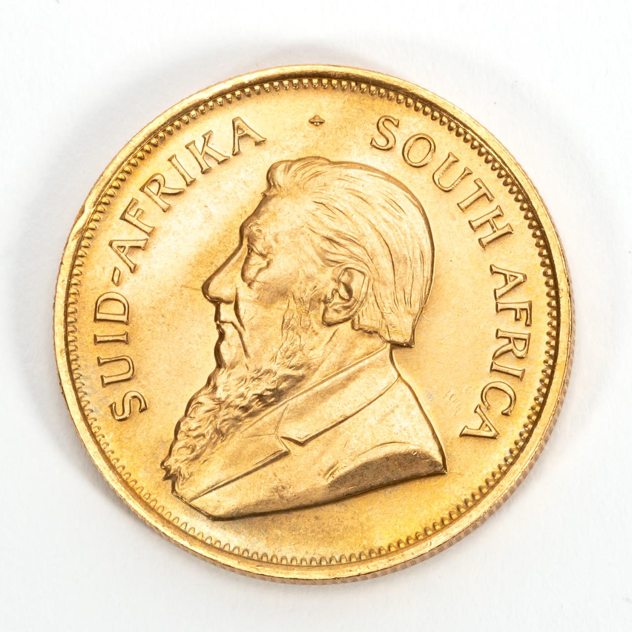 ONE SOUTH AFRICAN KRUGERRAND,