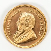 ONE SOUTH AFRICAN KRUGERRAND,
