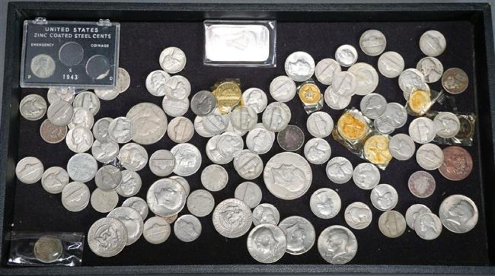 ONE TROY OUNCE SILVER INGOT AND A