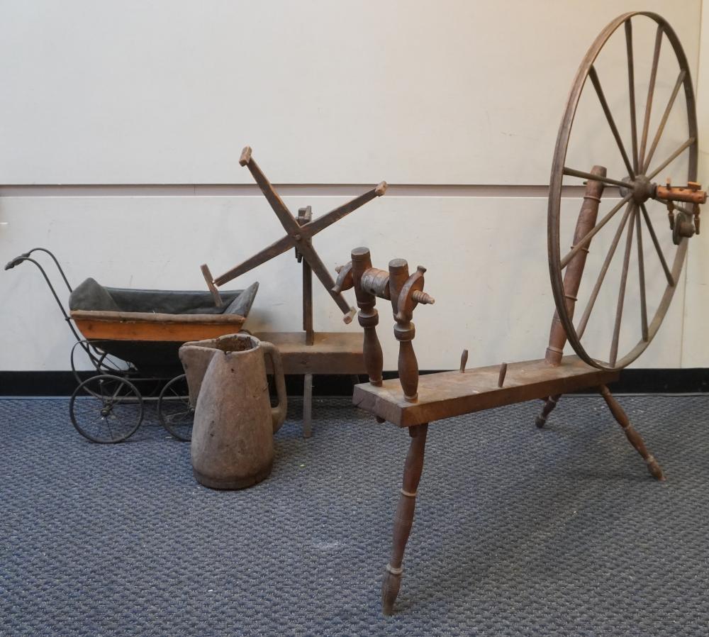 ONE WALKING EARLY AMERICAN SPINNING
