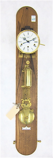 ONE-WEIGHT REGULATOR WALL CLOCK