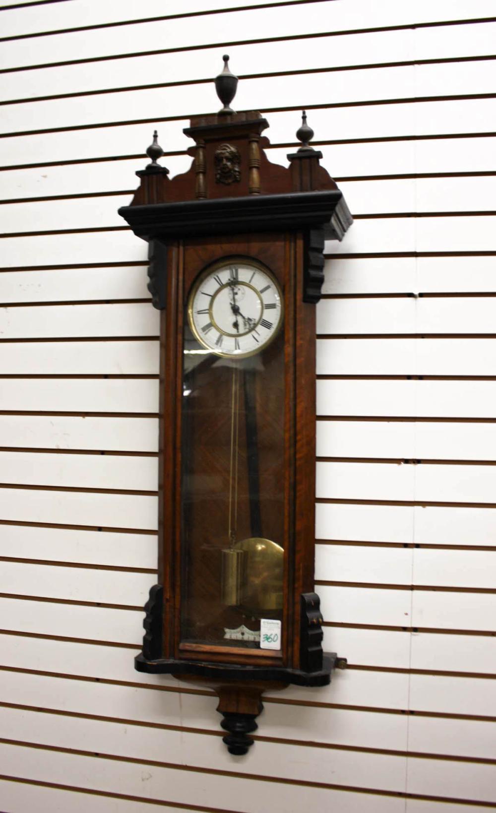 ONE-WEIGHT REGULATOR WALL CLOCK,