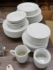 ONEIDA FORTY TWO PIECE WICKER