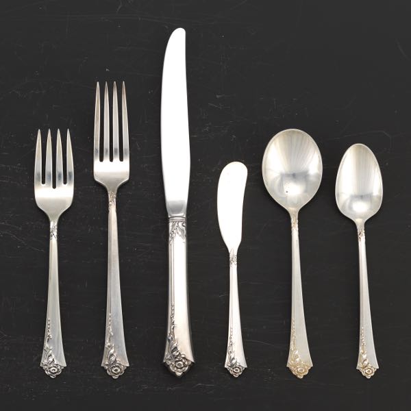ONEIDA STERLING FLATWARE, "DAMASK