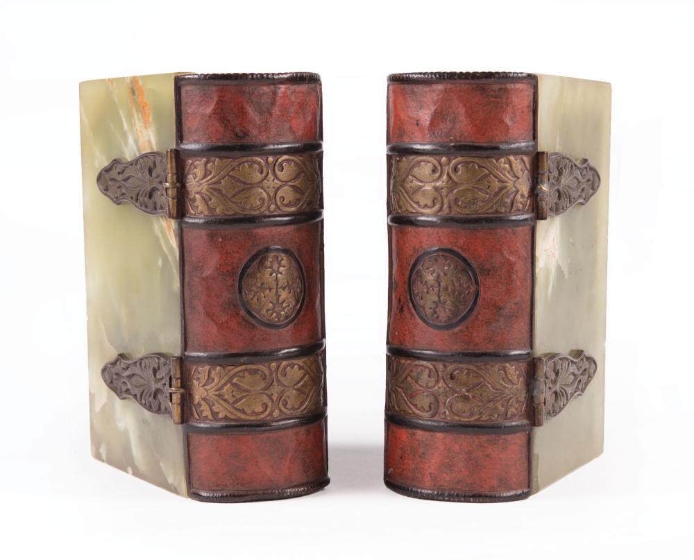 ONYX AND COLD-PAINTED BRONZE