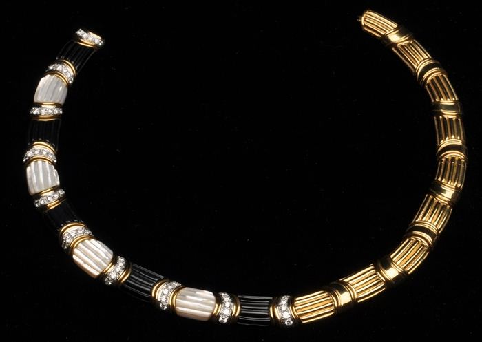 ONYX MOTHER-OF-PEARL DIAMOND AND