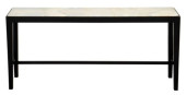 ONYX TOPPED CONSOLE TABLE, 21S