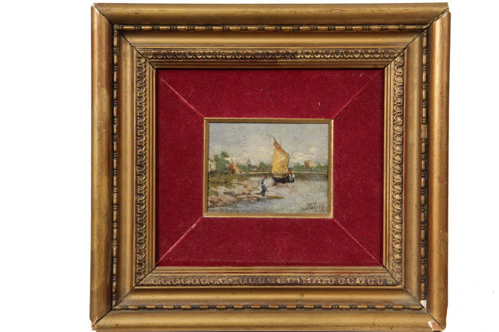 OOB - Italian Lake Scene Study by