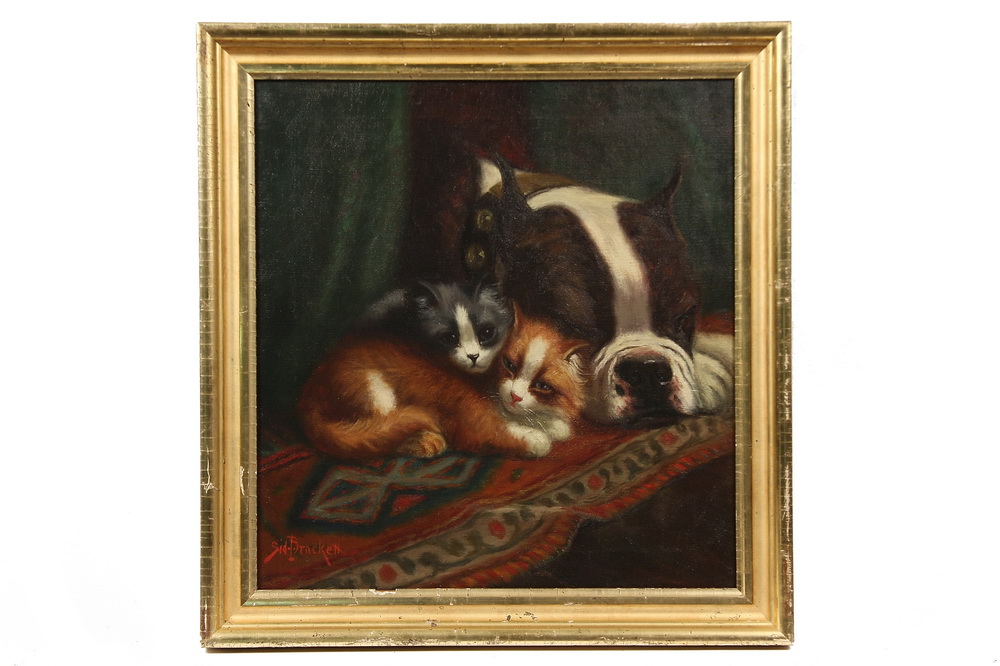 OOC - Two Kittens with Boxer Dog by