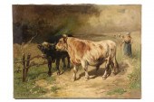 OOC - Woman Driving Two Oxen f