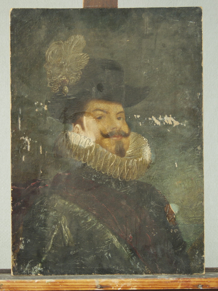 OOP- 19th c. Portrait of 17th c.