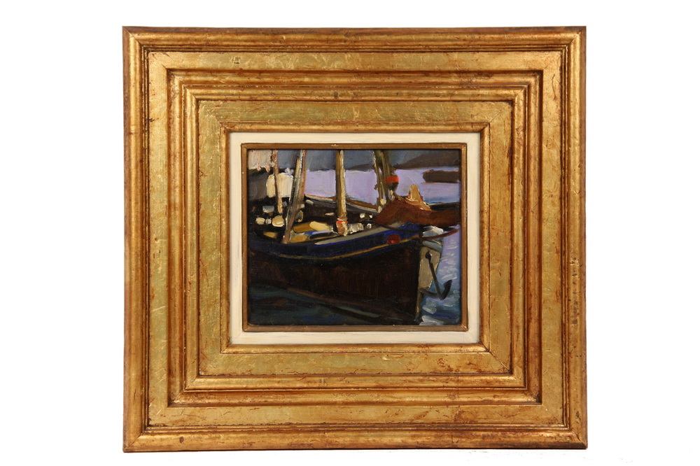 OOP - Moored Schooner by Eric