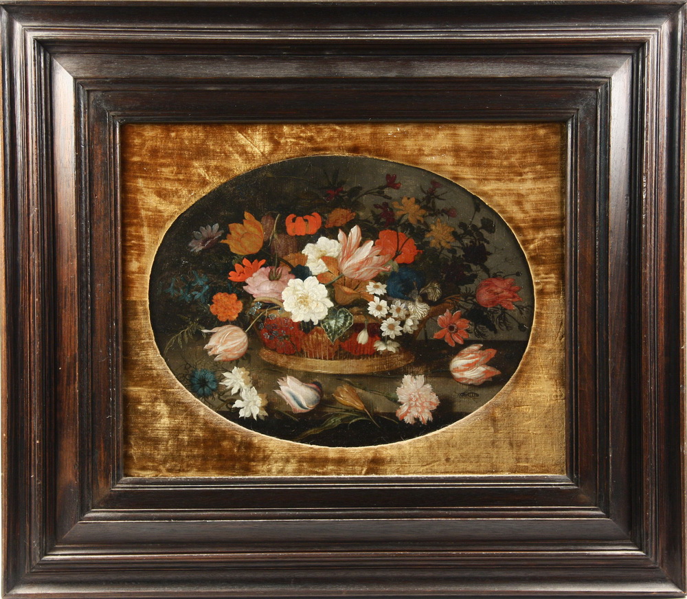 OOP - Oval Study of Flowers in a