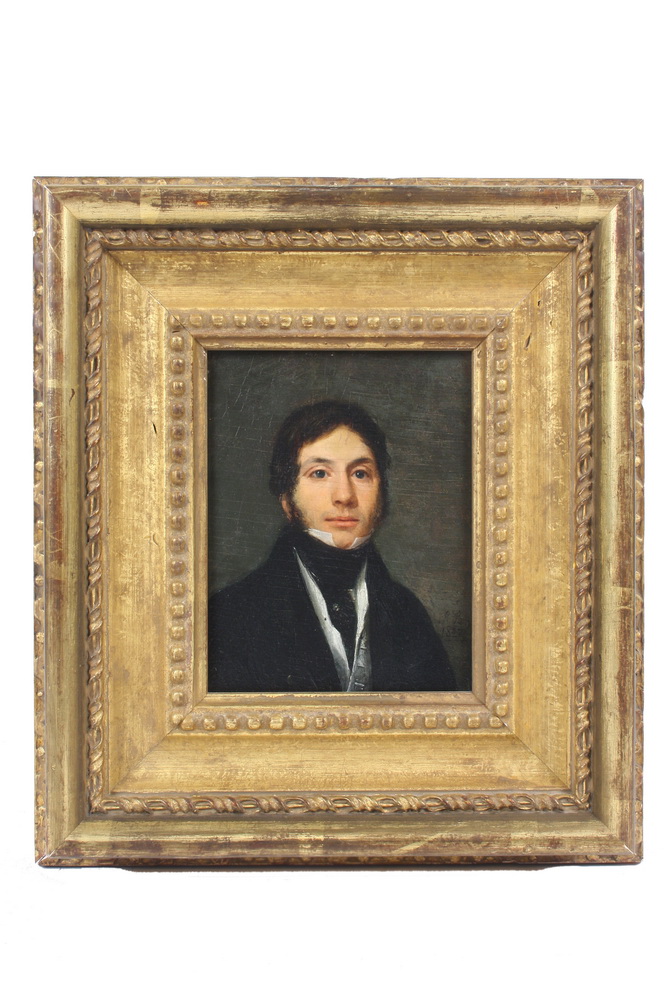 OOP-PORTRAIT OF A MAN-Signed: JB