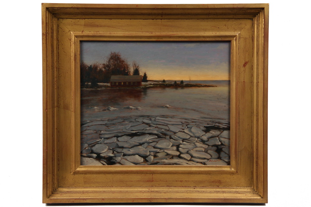 OOP - 'Winter Boat House' by Linden