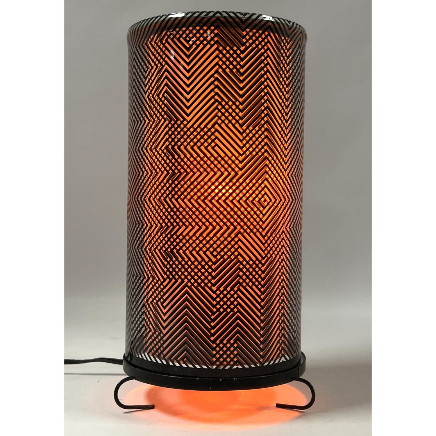 OP ART Modernist Motion Lamp. Two