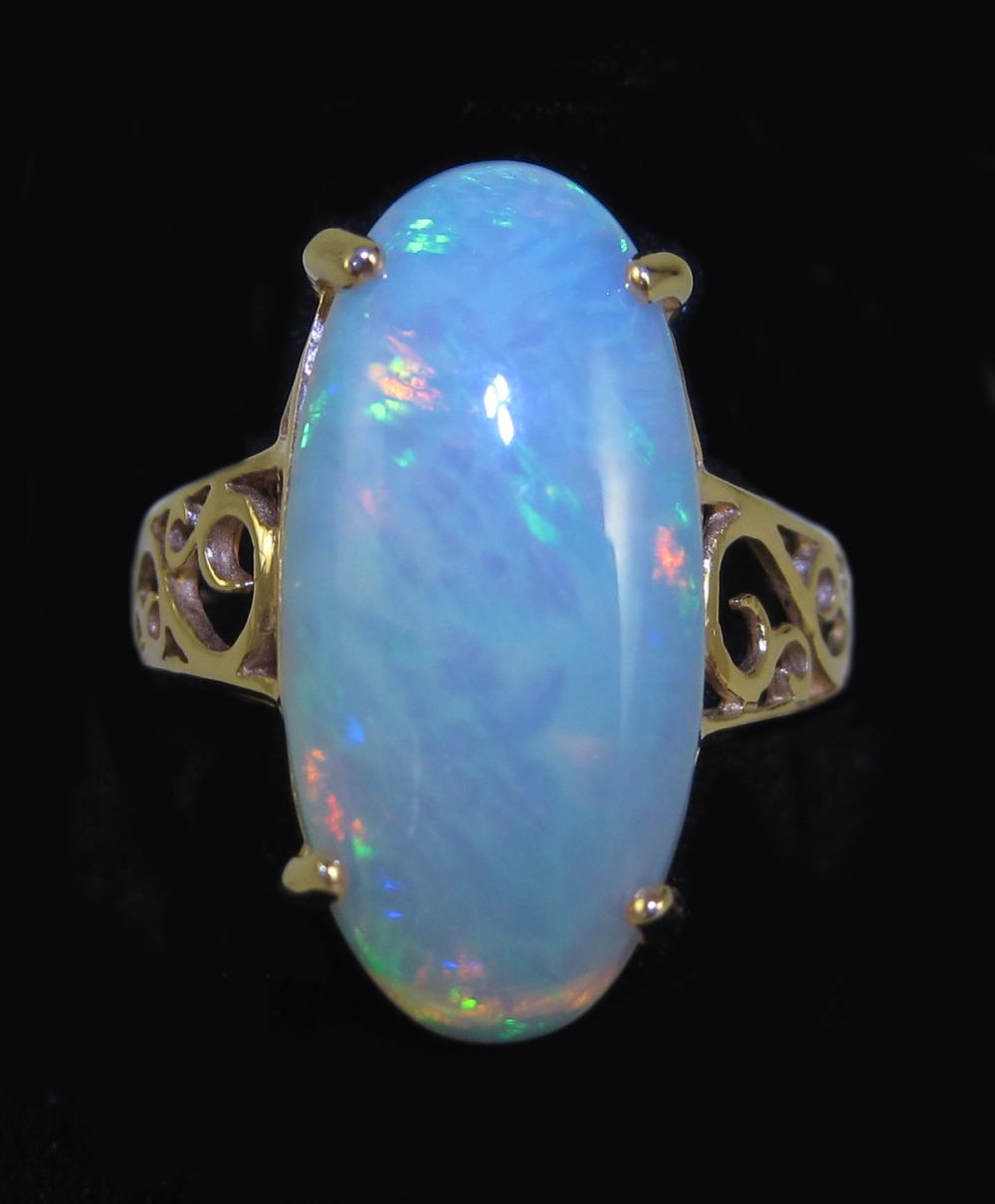 OPAL AND FOURTEEN KARAT GOLD