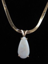 OPAL AND FOURTEEN KARAT GOLD P