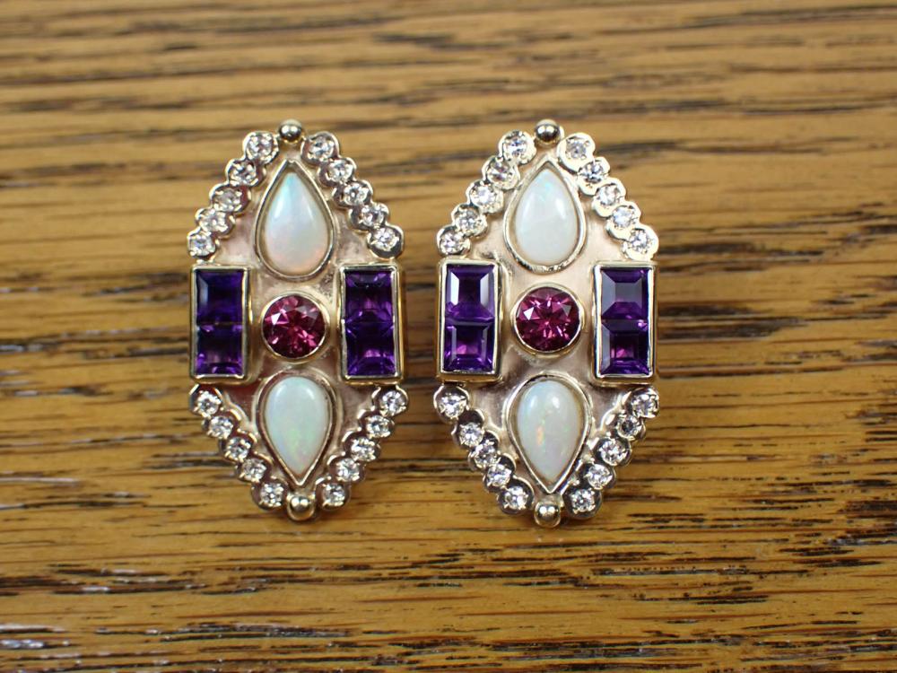 OPAL, TOURMALINE, AMETHYST &
