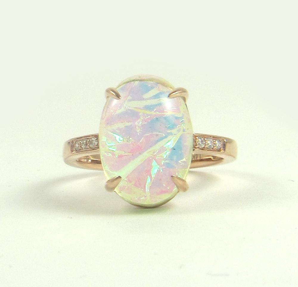 OPAL TRIPLET, DIAMOND AND
