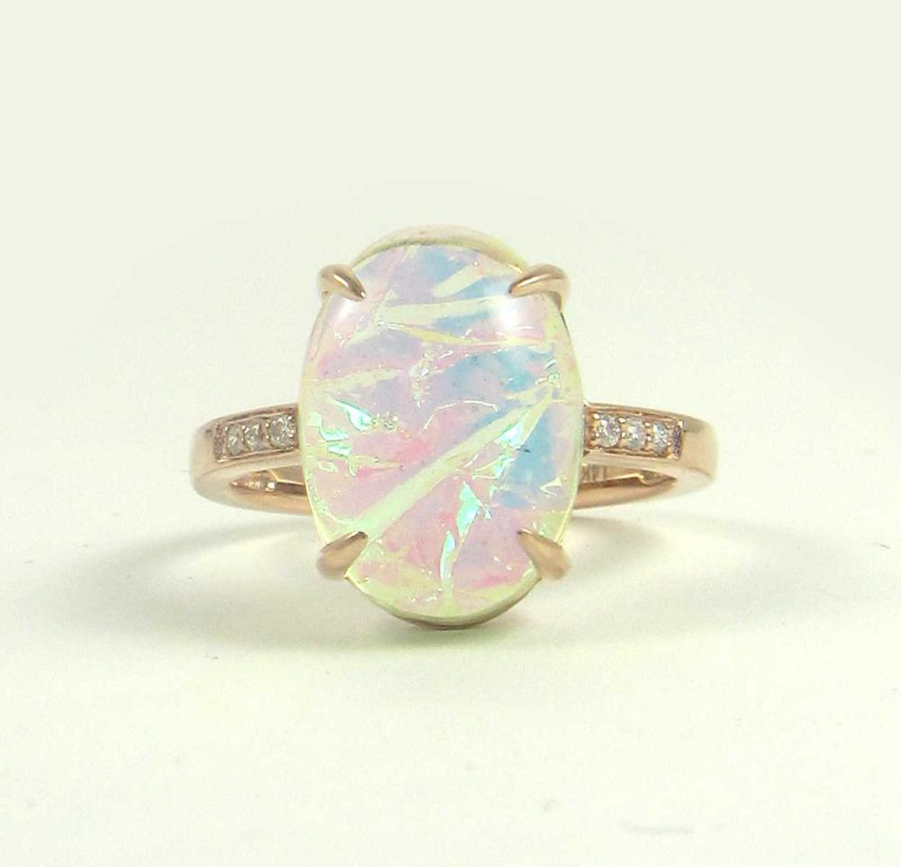 OPAL TRIPLET, DIAMOND AND