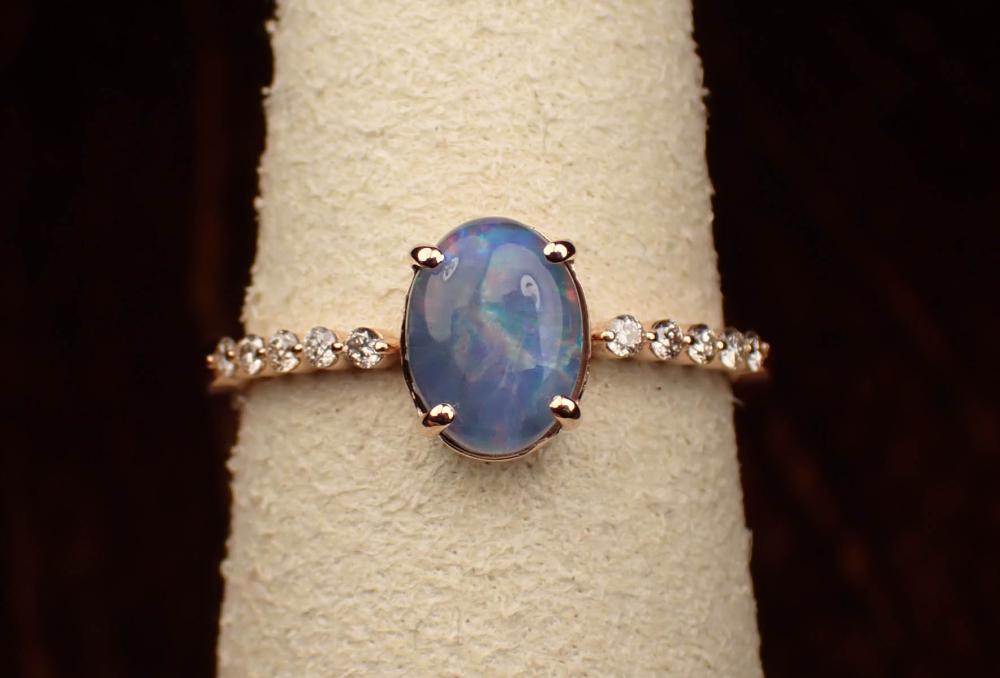 OPAL TRIPLET, DIAMOND AND