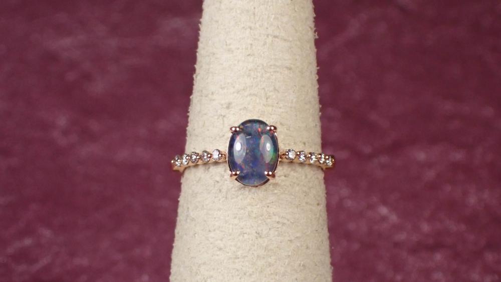 OPAL TRIPLET, DIAMOND AND