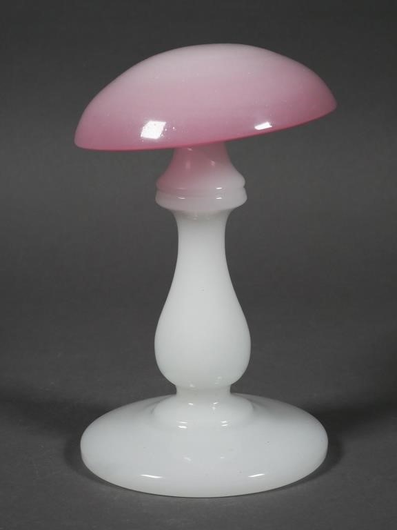 OPALINE GLASS HAT OR WIG