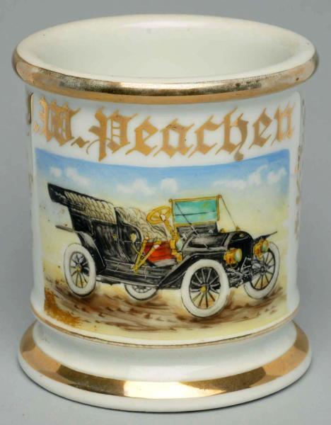 Open Air Automobile Shaving Mug. 