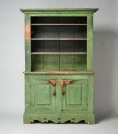 OPEN DISH DRESSERA well-balanc