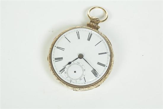 OPEN FACE POCKET WATCH.  English 