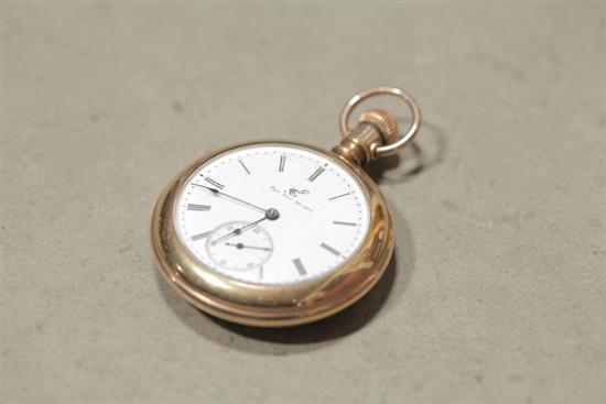OPEN FACE POCKET WATCH. Railroad