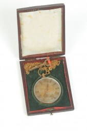 OPEN FACE POCKET WATCH WITH CH