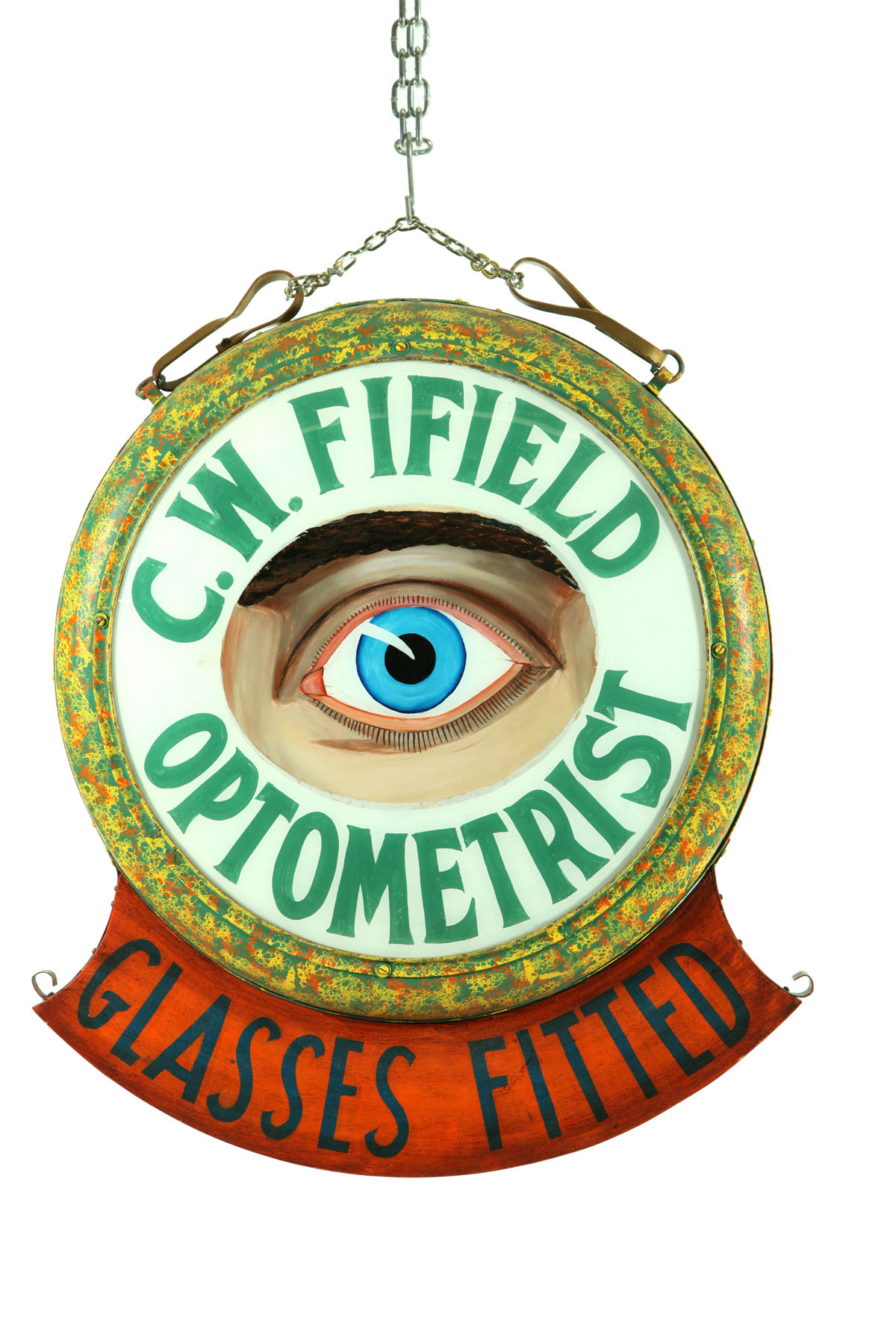 OPTOMETRIST TRADE SIGN. 