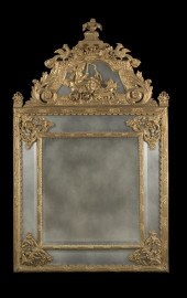 Opulent French Carved Giltwood