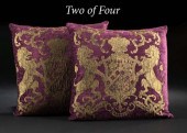 Opulent Set of Four Continenta