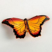 ORANGE BUTTERFLY CLIP - ROYAL