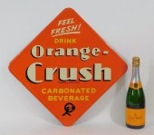 ORANGE CRUSH EMBOSSED TIN ADVE