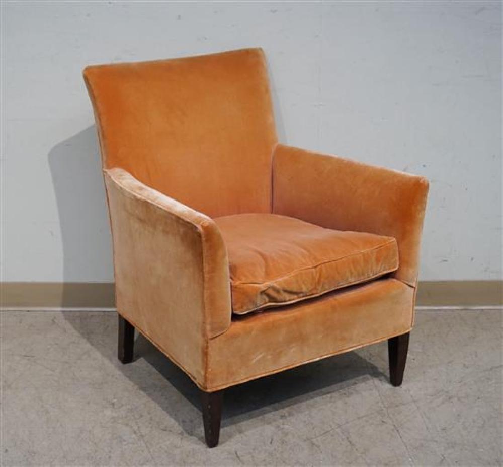 ORANGE UPHOLSTERED LOUNGE